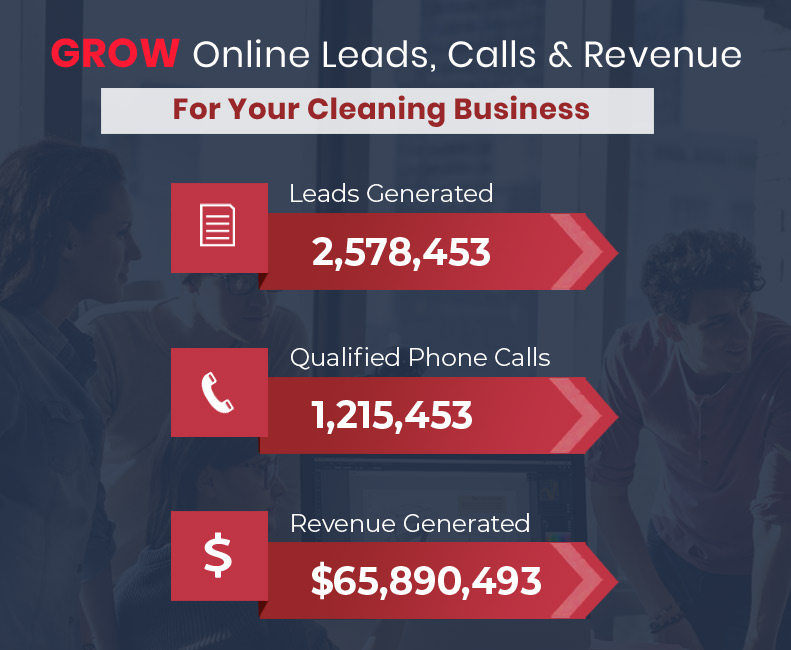 Grow Online Leads, Calls and Revenue for your cleaning Business