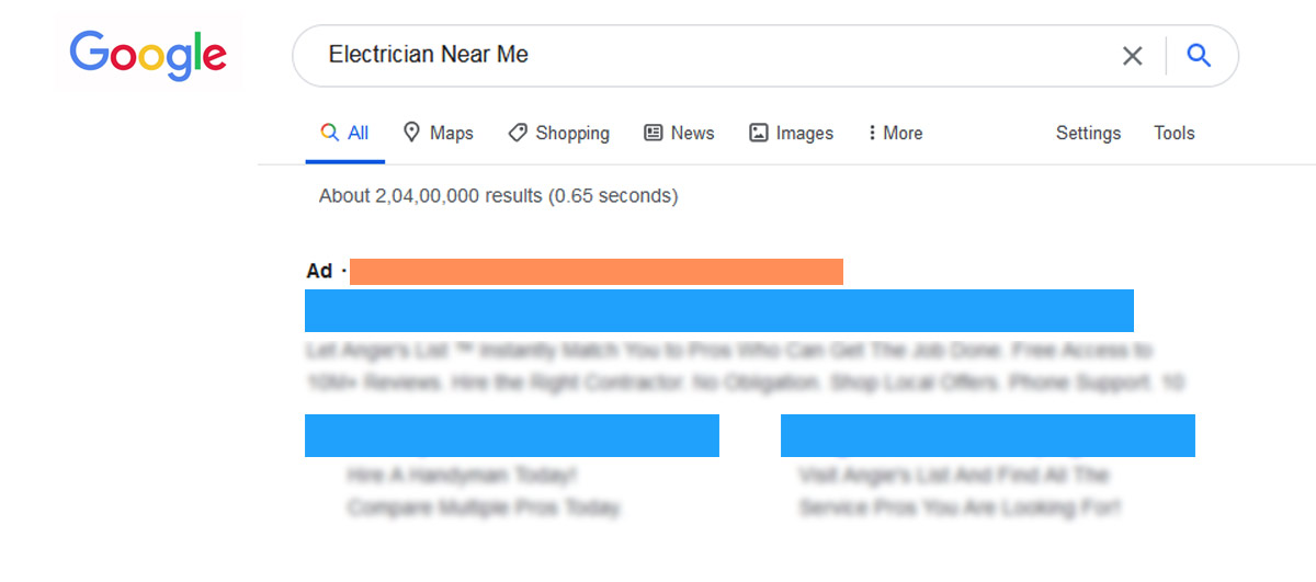 Leverage Paid Ads(PPC) for Electrician