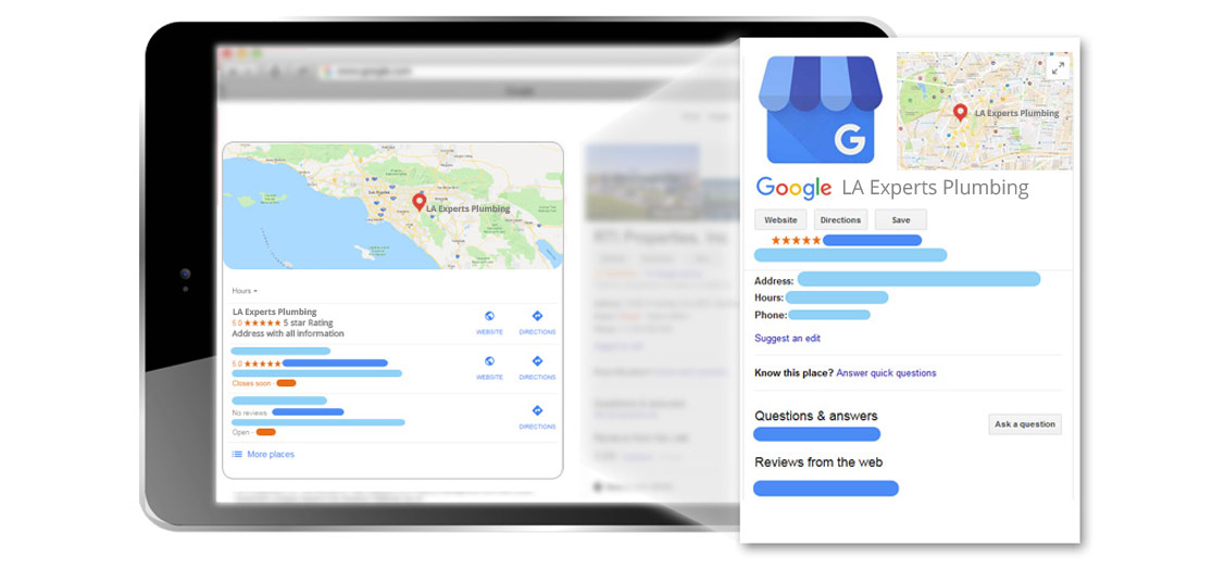 Optimize your plumbing company's Google My Business listing for the service areas