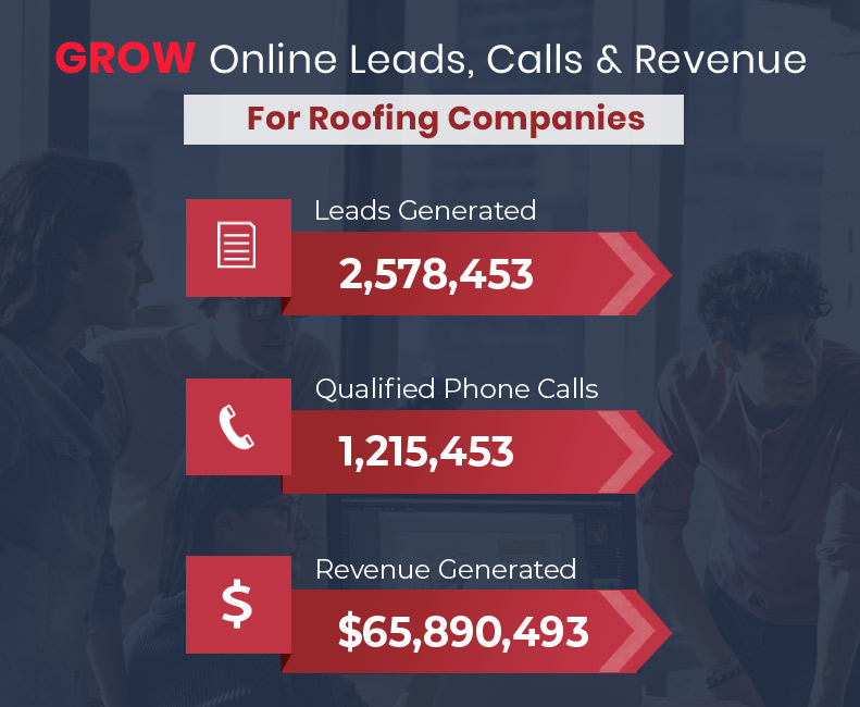 Grow Online Leads, Calls and Revenue for your Roofing Companies